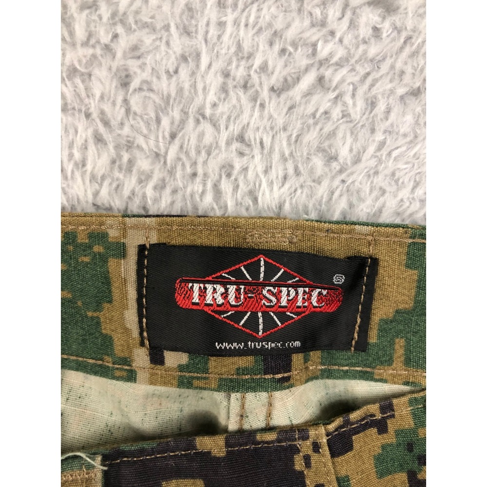 TRU-SPEC Cargo Pants Men 34x32 Multicolor Camo Military Tactical Ripstop - Picture 3 of 9